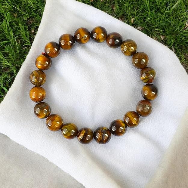 Tiger Eye Yellow Crystal Healing Stone Bracelet