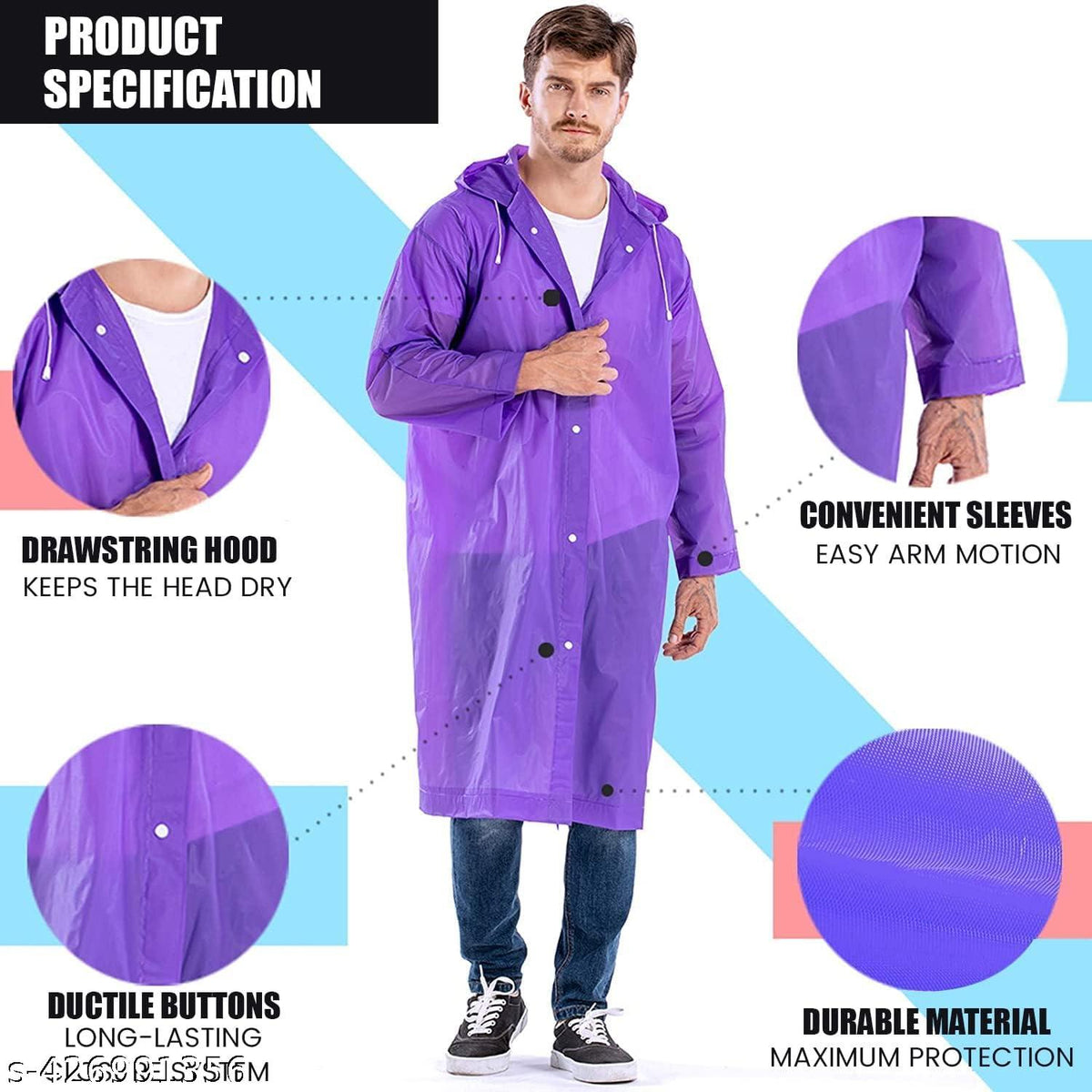 Men & Women Waterproof Rain Coat