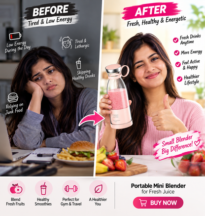 Portable Mini Blender for Fresh Juice