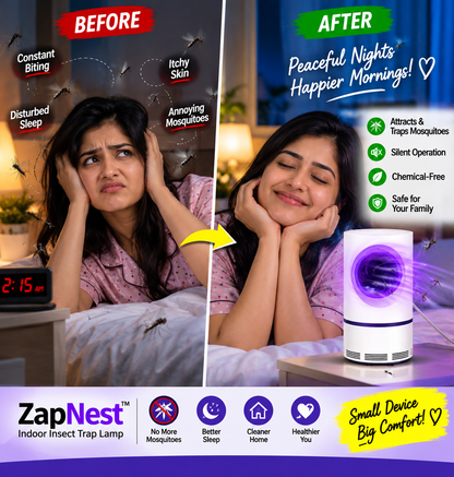 ZapNest™ Indoor Insect Trap Lamp