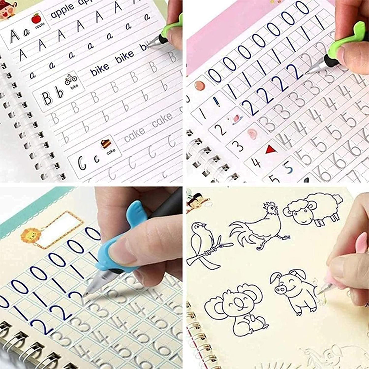 Magic Practice Copybook (4 Book + 10 Refill) (A-127)