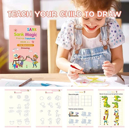 Magic Practice Copybook (4 Book + 10 Refill) (A-127)